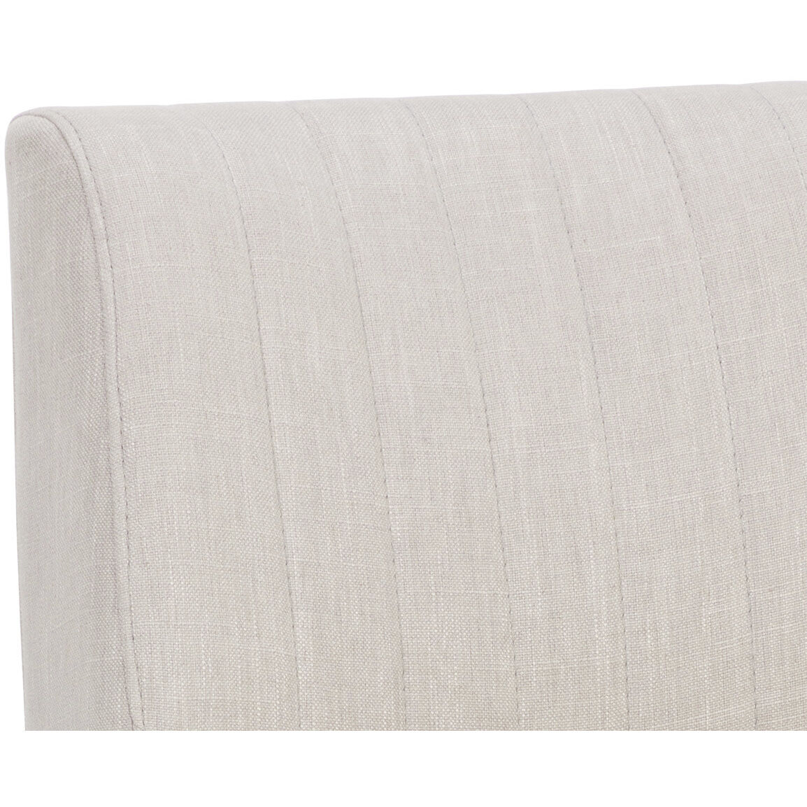 Halden Beige Linen Office Chair